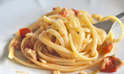 Ecco la pasta pesce spada e menta per un primo sfizioso