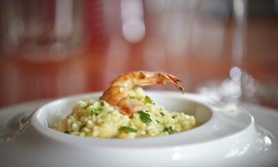 risotto zucchine e gamberetti