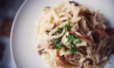 La pasta funghi e speck con la ricetta per il Bimby