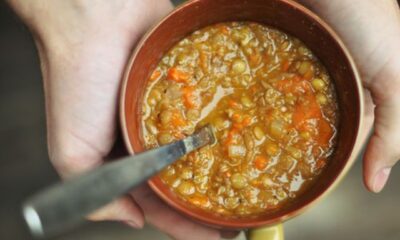 Ecco la zuppa con orzo e