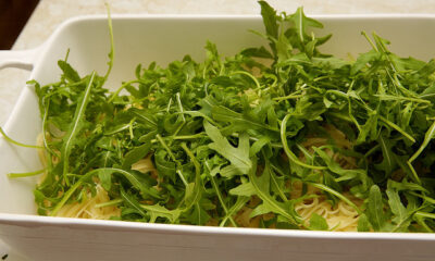 La pasta con rucola e patate in bianco con la ricetta semplice