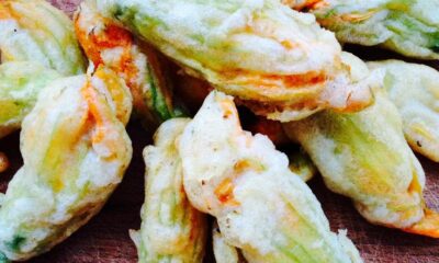 tempura di fiori di zucca