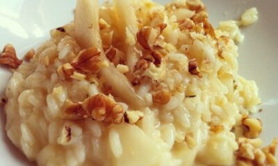 risotto con pere e taleggio