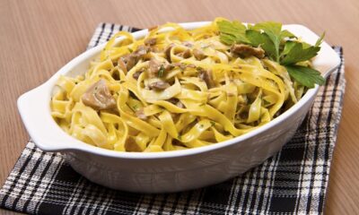 tagliatelle ai funghi porcini e panna