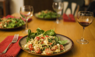 insalata di quinoa con sgombro