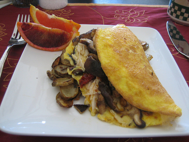 Le omelette ai funghi light perfette per la dieta