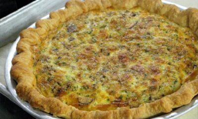 quiche con verdure e pancetta