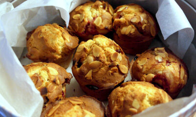 muffin ciliegie mandorle colazione