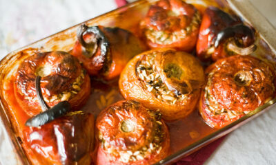 pomodori ripieni riso mozzarella forno pranzo estivo