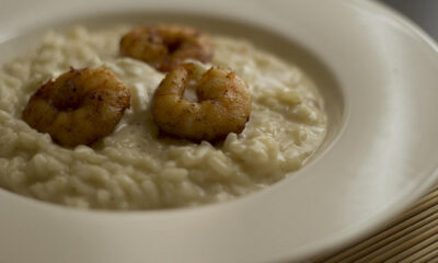 risotto gamberi rosmarino cena deliziosa