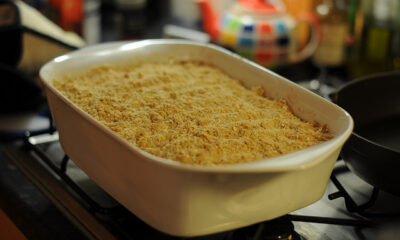 crumble pere senza glutine ricetta veloce