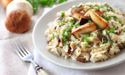 risotto topinambur funghi ricetta vegetariana