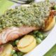 Salmone in crosta di pistacchio