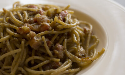 spaghetti pistacchi bottarga primo ricercato