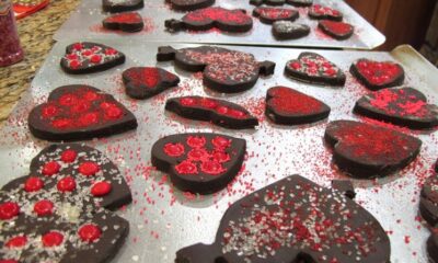 biscotti di San Valentino al cioccolato