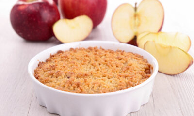 crumble mele ricetta vegan