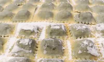 agnolotti con ricotta e spinaci