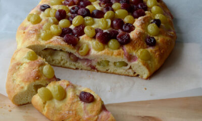 Focaccia di uva fragola