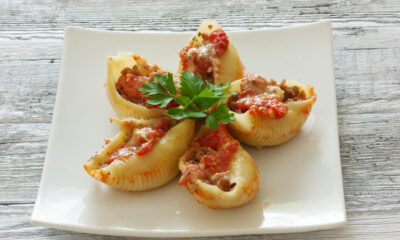 conchiglie ripiene di pesce