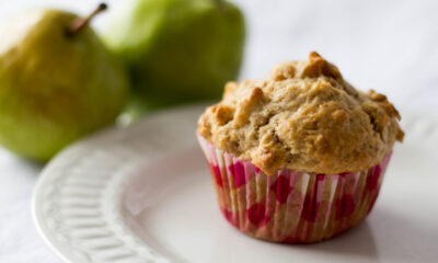 I muffin alle pere e zenzero ideali con il te: ecco la ricetta