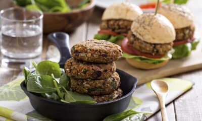 hamburger di farro e broccoli