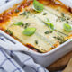 Lasagne gorgonzola, noci e gamberetti