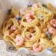 La pasta ceci e gamberetti con la ricetta appagante