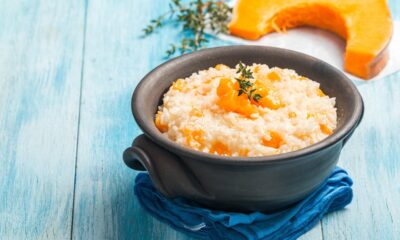 risotto con zucca e gorgonzola