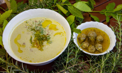 Zuppetta di carciofi con straccetti