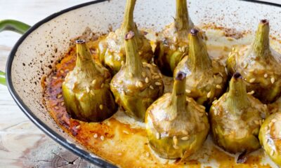 carciofi con pomodoro e patate