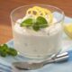 La mousse di ricotta e miele per il dessert di fine pasto