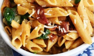 Come preparare la pasta spinaci e pancetta in poche mosse