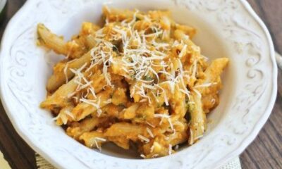 La pasta ai topinambur e zucca con la ricetta vegetariana