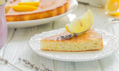 torta con la lavanda