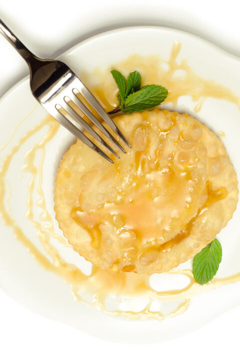 Le seadas con la ricetta senza strutto
