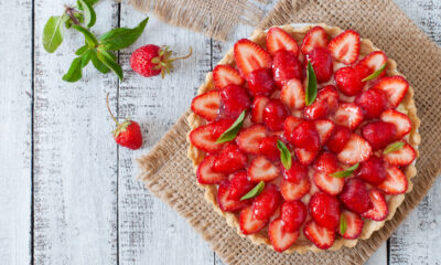 La crostata di fragole e cioccolato bianco della Prova del cuoco