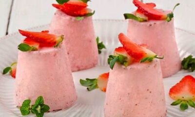 Il budino di fragole con la ricetta vegan