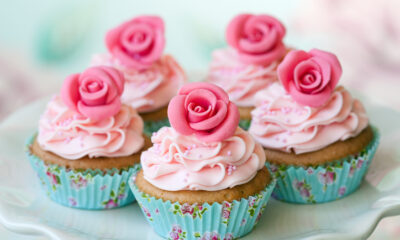 I cupcake con le rose per la Festa della mamma