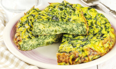 Come preparare la frittata con spinaci e mozzarella