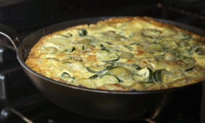 frittata al forno con la menta