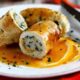 Gli involtini di tacchino ripieni di spinaci per un secondo gustoso