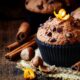 muffin con corn flakes e cioccolato