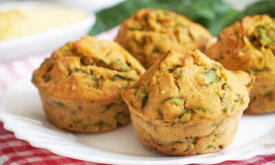 I muffin rucola e parmigiano perfetti per un pic nic