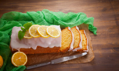 torta all'acqua limone e zenzero