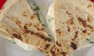 piadina con rucola e squacquerone