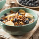 Il porridge con albumi con la ricetta proteica