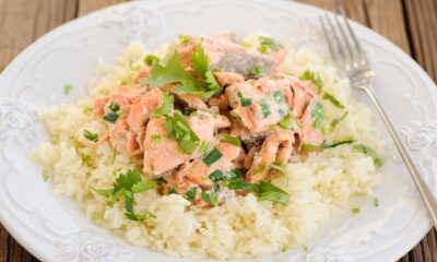 risotto con zenzero e salmone