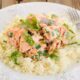 risotto con zenzero e salmone