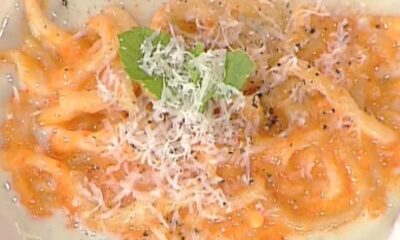 strozzapreti alla crema di peperoni