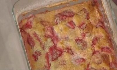 Il clafoutis di fragole cocco e lime con la video ricetta della Prova del Cuoco